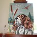 Vintage Springer Spaniel Dog Profile Hunting Paint By Number