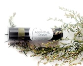 Absinthe Lip Balm - herbal moisturizer - in black recycled-plastic tube
