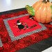 Halloween Table Runner Witchy Woman Handmade Reversible Quilted Ready to Ship One of a Kind