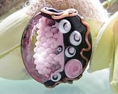 Pink Lampwork Focal made by Caroline Dousi (SRA)
