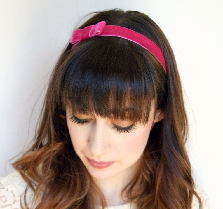 Miss Joan - Bright Pink Headband