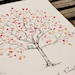 Large Jacaranda Design, The original hand-drawn guest book fingerprint tree (ink pads sold separately)