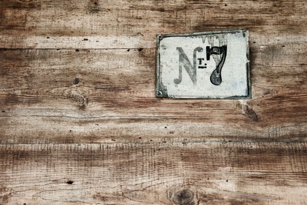number plate, abstract photography, 8x12 architecture photo, reclaimed wood, brown, taupe, gray, rustic barn, minimal wall decor