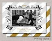Beautiful Holidays Deco Photo Holiday Card - Set of 50 - FREE RETURN ADDRESSING - by Flair Designery Il_170x135