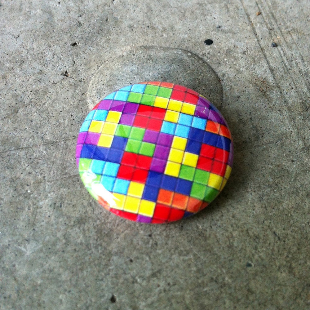 Tetris - 1-inch pinback button