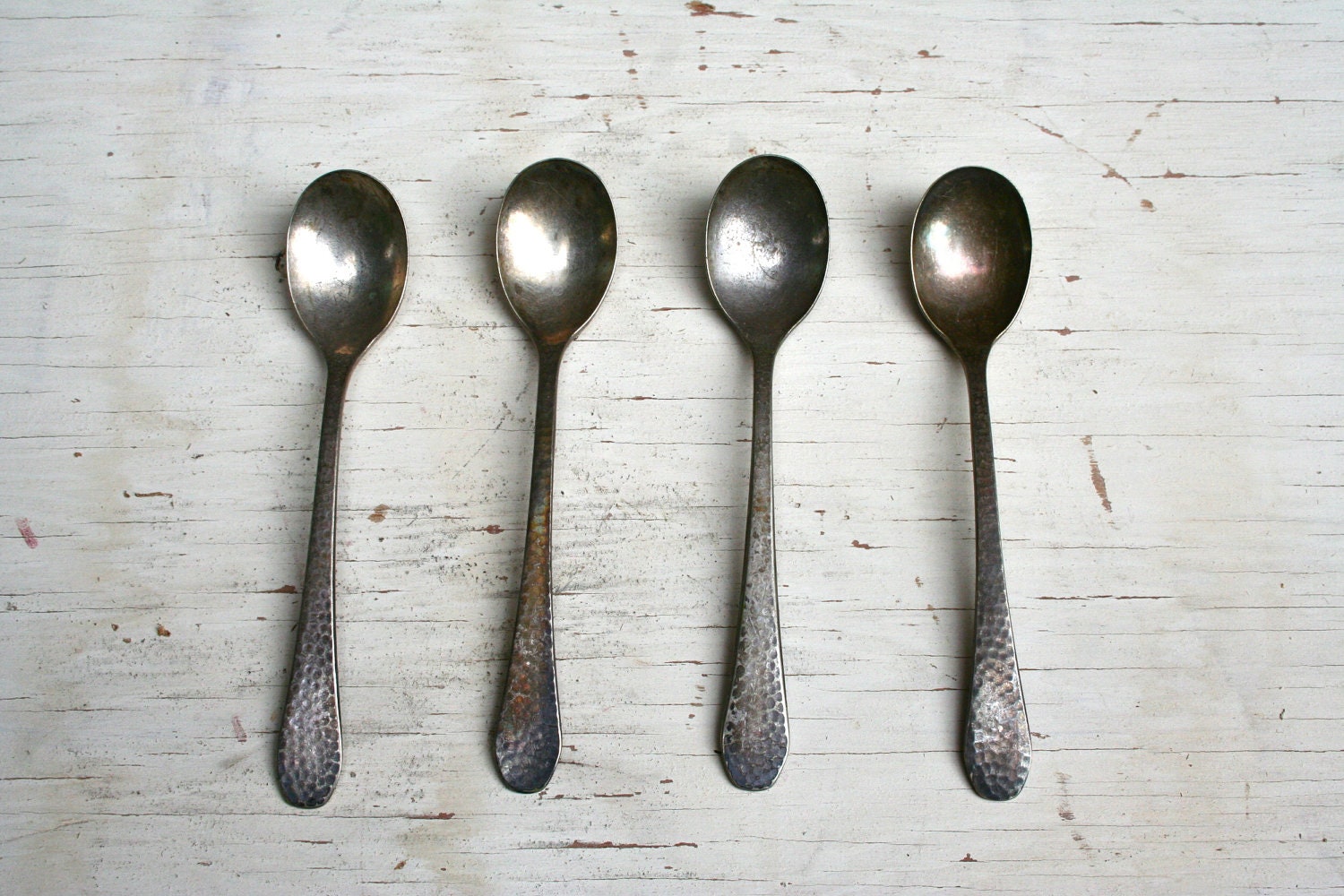 Four Antique Spoons - LoveliesShop