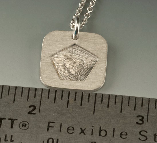 Sterling Silver Flower in the Garden Necklace Pendant