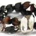 Black Onyx Bracelet. Rutilated Quartz. Stacking Bracelet. Sterling Silver. Faceted Gemstones. Sophisticated Modern Evening Dramatic. Tagt