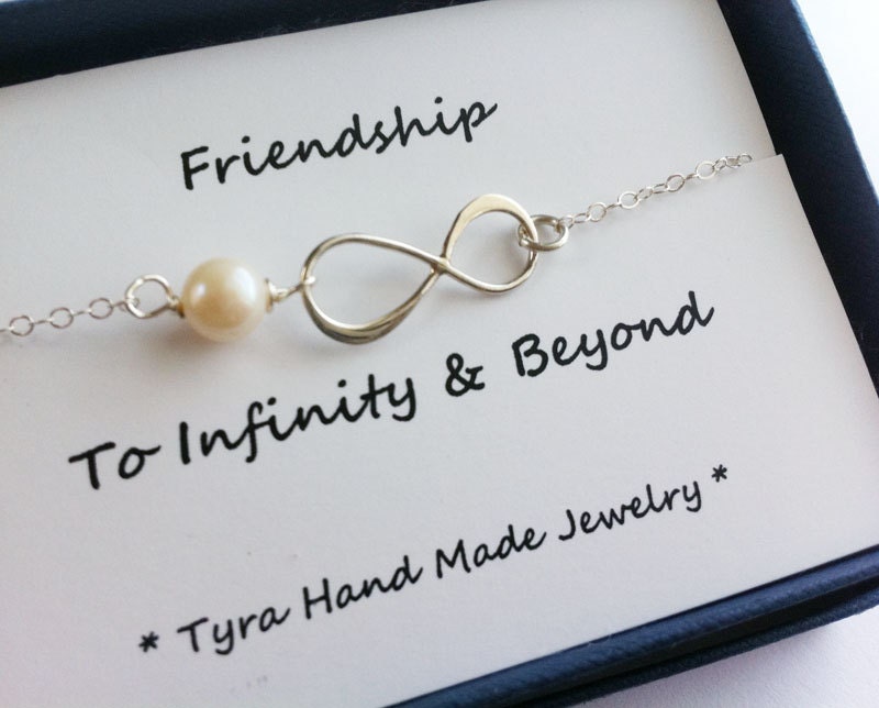 Infinity Necklace,friendship to infinity,Message card,eternity infinity,bridesmaid gifts,sisterhood,Friendship,Bridesmaid gifts