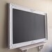 Wedding Seating Chart CHALKBOARD Wedding Menu Escort Card Holder Chalk Board White Shabby Chic Magnetic Large - MORE COLORS