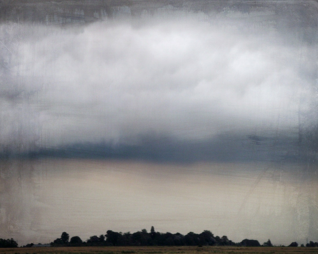 Stormy Sky Photography Deep Grey Blue Dark Home Decor 10x8 Print Stormy... - VictoriaEnglishCharm