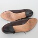 size 7 NOS Vintage lace up heeled Brown Leather Shoes