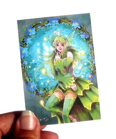 Forest Fea ACEO print