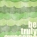 Inspiring Word Art Print Be Truly Awesome