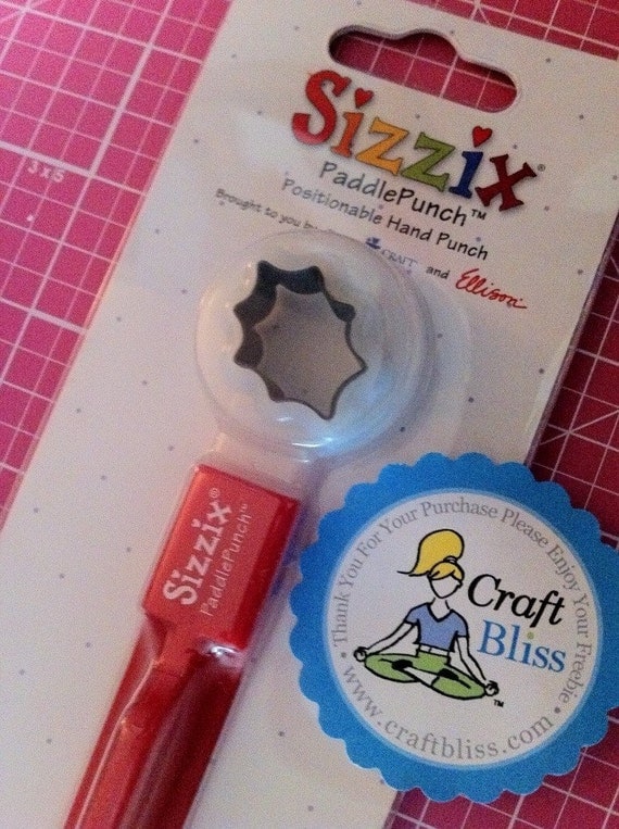 Sizzix Paddle Punch Holly Leaf Brand New In Package Il_570xn