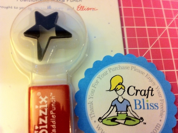 Sizzix Paddle Punch Star Primitive No.1 38-0824 Brand New In Package Il_570xn