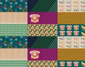 Sale Melody Miller Fabric Ruby Star Spring 2012 Rotary in Ambrosia - 1 Yard