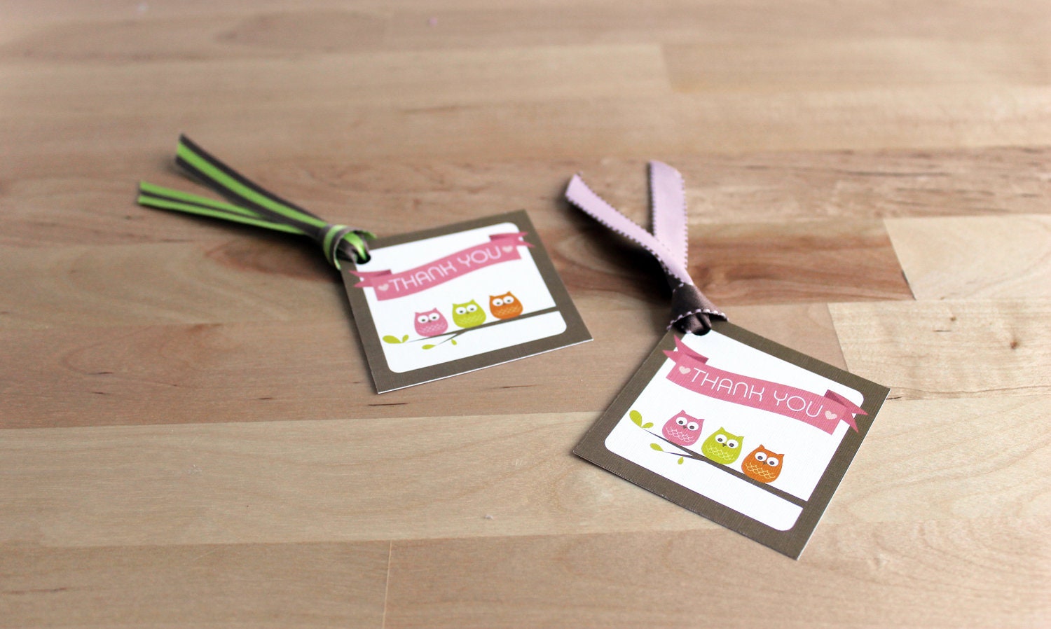 Printable Owl Thank You Tags