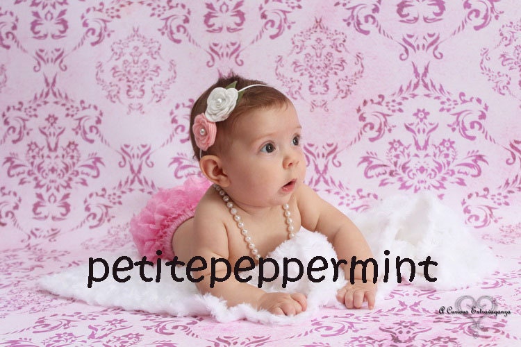 Pink Ruffle Baby Bloomer Diaper Cover