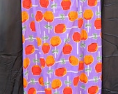 Candy Apple Dress Orange and Red Candy Apples on Purple Awesome Graphics Alexa Label from Sunny California
