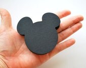 32 Mickey Mouse die cut (2.5 INCHES) in black A383 Il_170x135