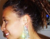 Sparkling Vintage Chandelier Rhinestone High Fashion Earrings