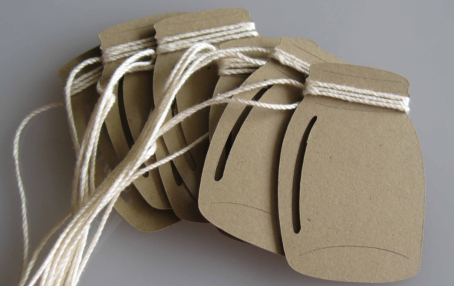 20 Kraft Paper Tags Mason Jar Tags Wedding Mason Jar Tags Wine Bottle Tags Made To Order