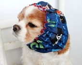 Viking Dog Snood  / Cavalier King Charles or Cocker fabric ear covering