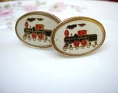 Vintage Train Cufflinks
