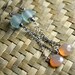 Graduation : Of the Sea - Sterling Silver, Moonstone, and Aqua Sea Glass