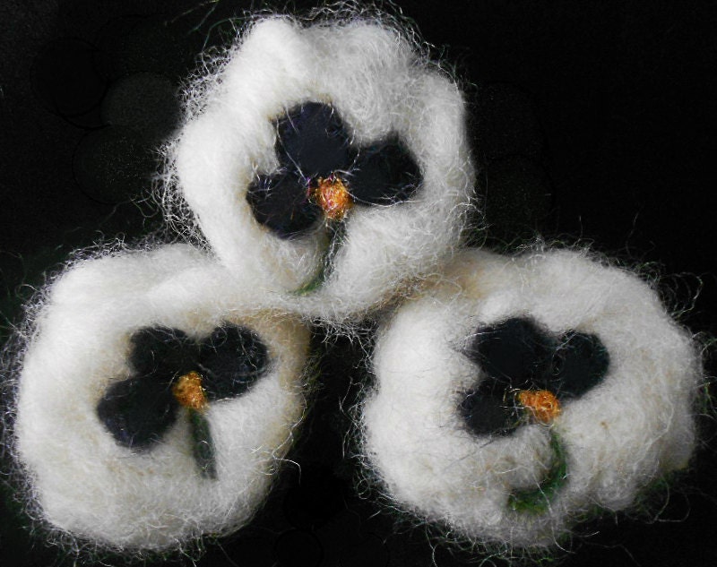 Felted Wool Lavender Dryer Balls (Set of 3)