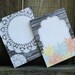 Note Pads - 50 Sheets Each - Set of 2 (1 Barnwood Doily, 1 Floral Barnwood)