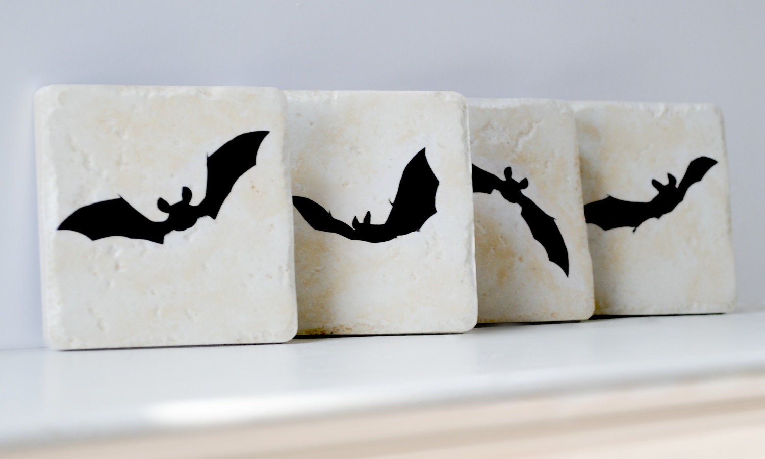Halloween Coasters Bats
