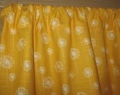 Window Curtain- Premier Prints  Zigzag Pair 25 x 84 YELLOW Dandelion