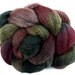 Shetland wool roving, felting fibers, spinning roving, combed top: hand painted roving