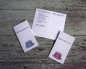 Birthday Cakes - Care/Launder Instruction Gift Tags