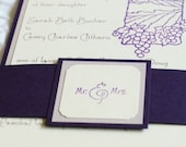 Vineyard Wedding Invitation Ensemble