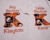 Sibling Shirts Tennessee Volunteers  Big Brother Little Brother