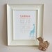 Modern Birth Announcement Print - Custom Wall Art