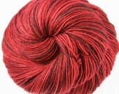 STRAWBERRIES WILD Superwash BFL/Nylon Fingering Weight Yarn