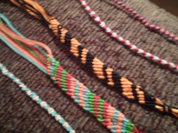 Friendship bracelet - woven, braided, or beaded friendship bracelet