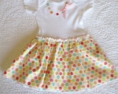 Baby Girl Pearl Necklace Bodysuit Dress