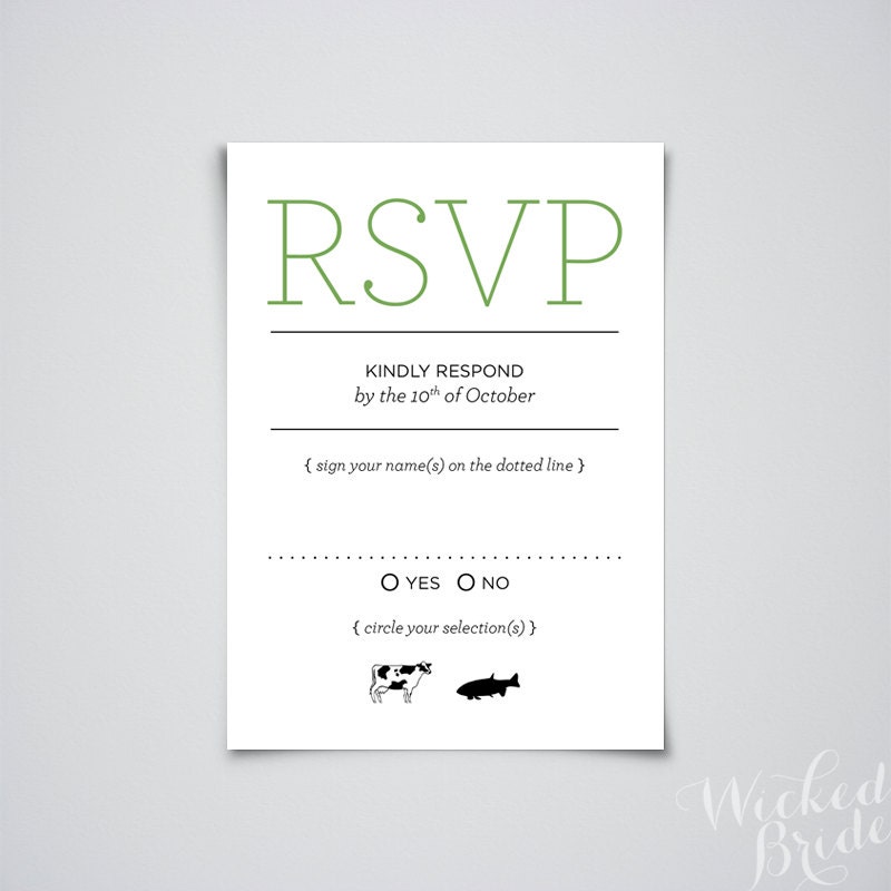 Modern Playbill Wedding Invitations