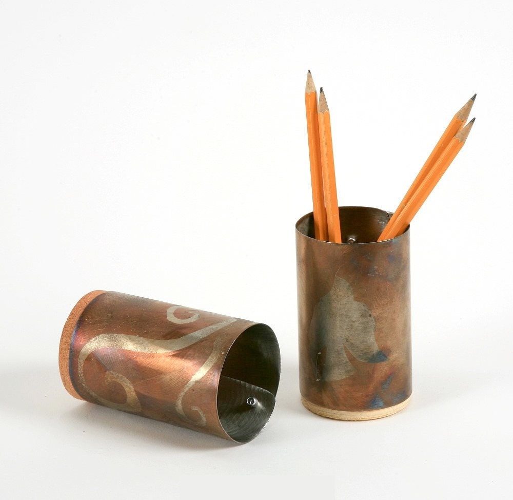 Stainless Steel Pencil Cup -Eco friendly decorations for your home or office.