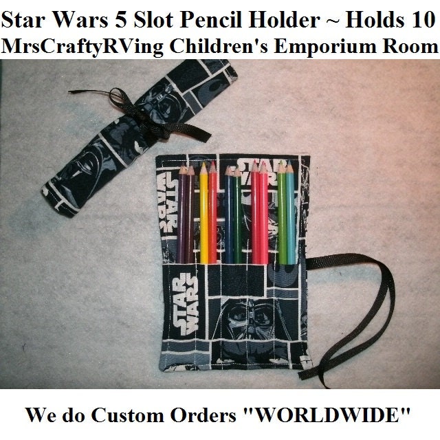 Star Wars, Pencil Rollup, Darth Vader, Star Wars Birthday