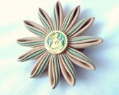 Virgo Kanzashi Flower Hair Clip