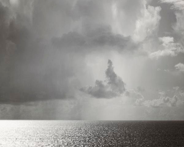 Stormy Ocean Photograph-Ocean Photography,  Monochromatic, Stormy, Clouds, Winter, Ocean Photo, Landscape Photography, 8x10 Ocean Print - BreeMadden