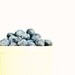 Food Photograph-Minimalist Kitchen Decor-Bright, Blueberries, Yellow, Blue, Fruit Photograph, Kitchen Art, Simple, Clean, 8x10