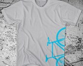 Fixie Bike T-Shirt Fixed Gear Bicycle Free Ship