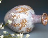 Flower Vase Speckled Vine Motif B